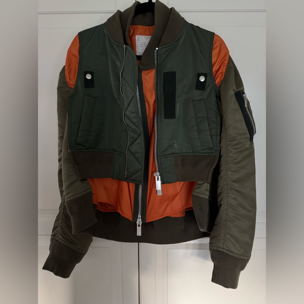 EUC Sacai jacket in size JP 3